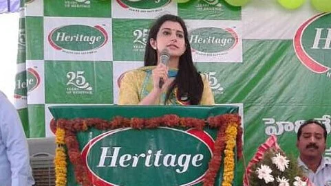 Former Andhra Pradesh's CM Chandrababu Naidu's daughter-in-law Brahmani Nara (photo: @brahmaninara/X-formerly twitter)