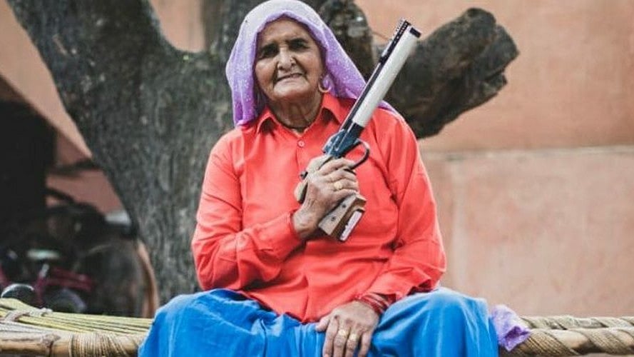 Shooter Dadi' Prakashi Tomar hospitalised with critical ailments (photo: @shooterdadi/ X)