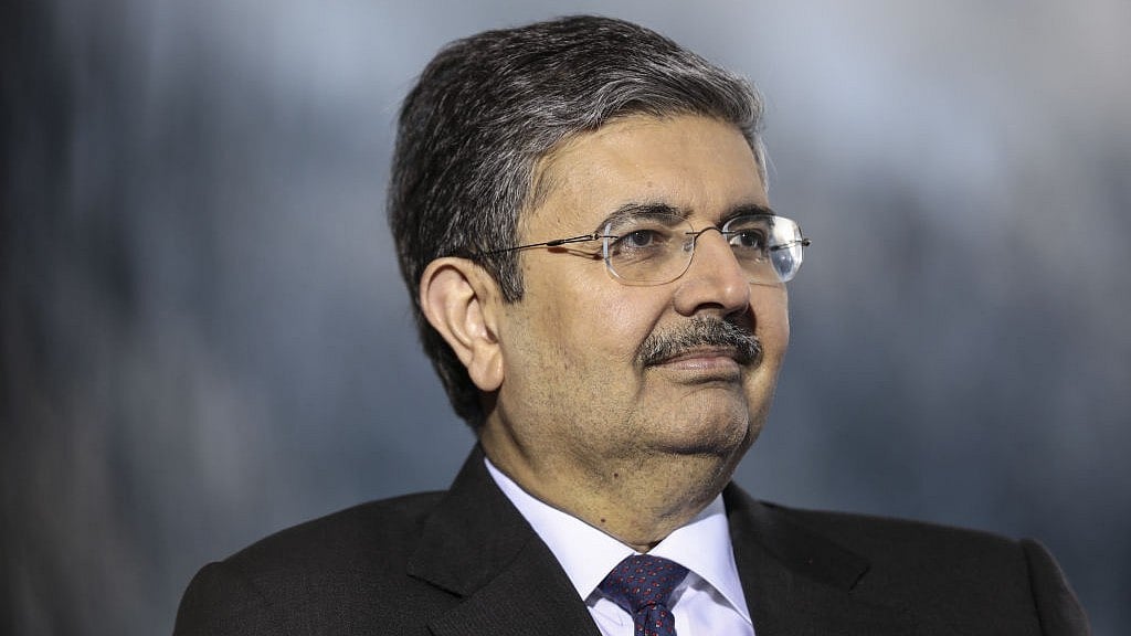 Uday Kotak resigns from his role as CEO, ensuring a smooth transition for the bank's leadership. (photo: Simon Dawson/Bloomberg via Getty Images)