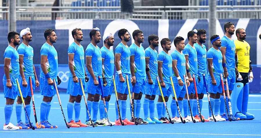 Indian men's hockey team (photo: @NSUI/ X)