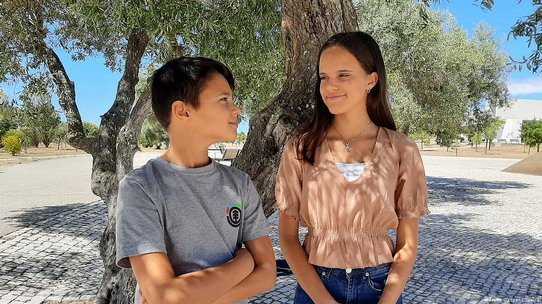 Andre and his sister Sofia, pictured in 2020, are two of the six young people who have filed the climate case in Strasbourg (photo: DW)