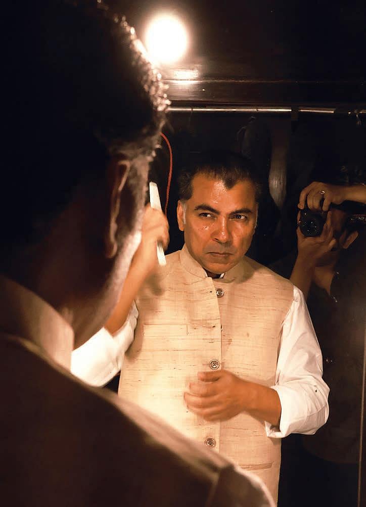 Dansih in the green room (Photo: Abbas M Rizvi)