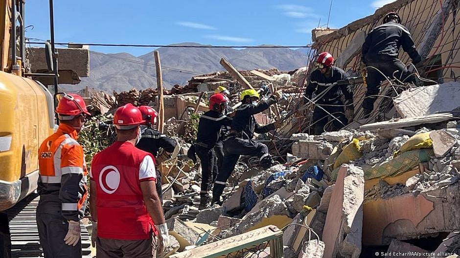 A number of countries have sent rescue teams to Morocco to help the country deal with the disaster (photo: DW)