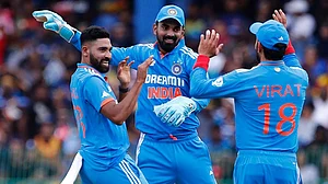 Siraj ended with dream figures of six for 21 in seven overs (Photo: IANS)