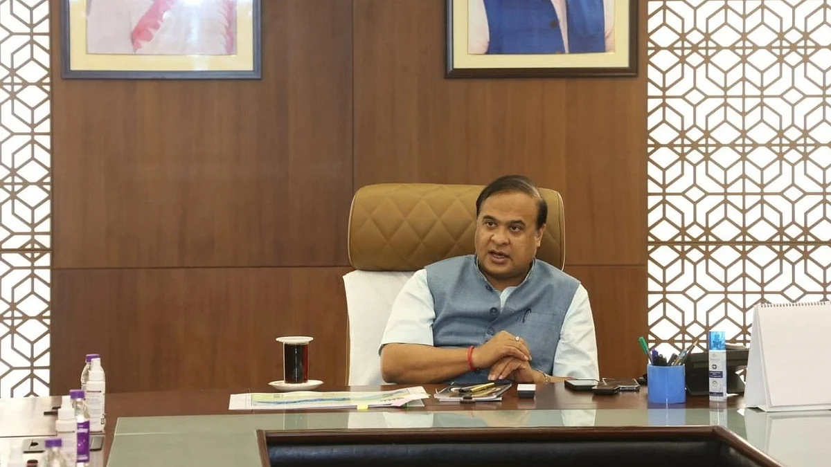 File photo of Assam CM Himanta Biswa Sarma (Photo Courtesy: @CMOfficeAssam/Twitter)