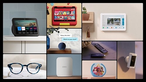 The company showcased next-generation Echo Show 8, all-new Echo Hub and new Echo Frames at its fall hardware event (photo: IANS)