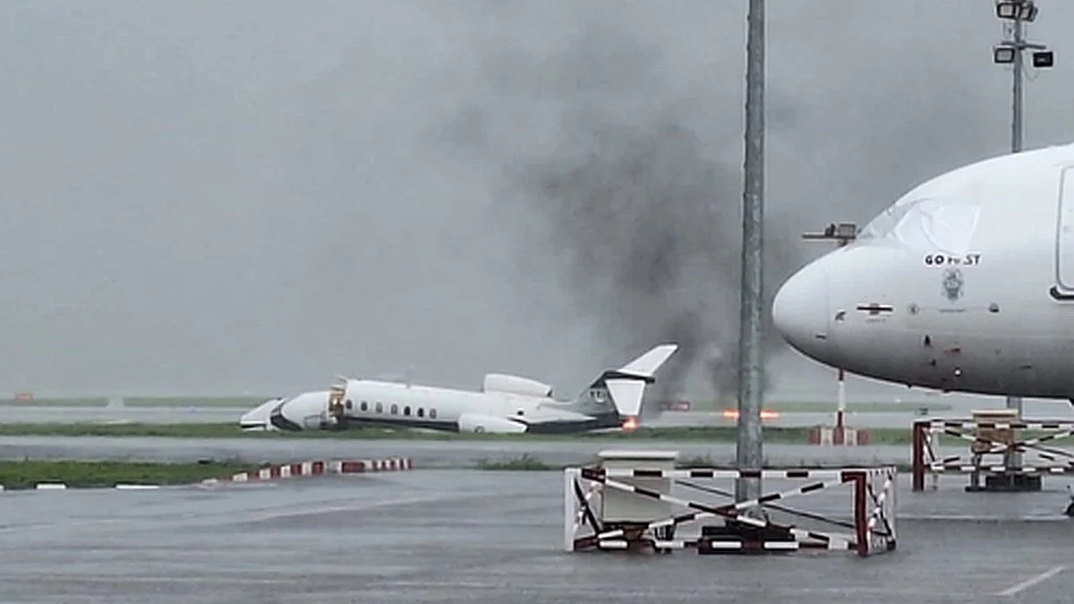 The mishap is attributed to heavy rains and low visibility at the time of the incident (Photo: IANS)