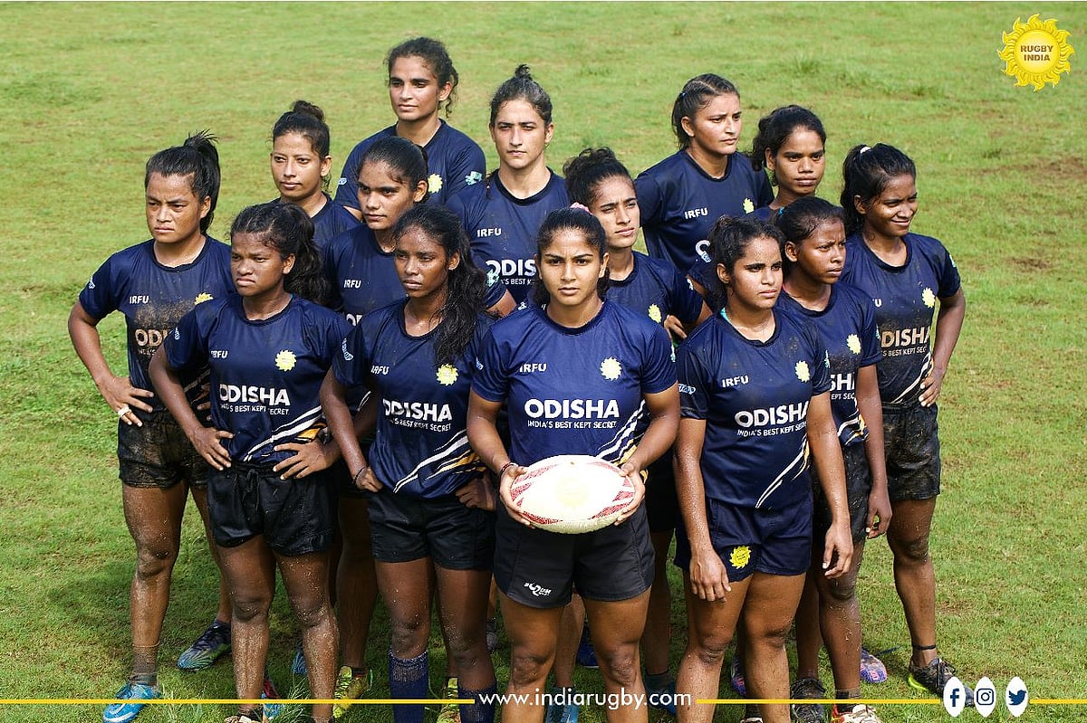 The Indian rugby team, sponsored by Odisha government (photo courtesy: Ministry of Sports, Odisha)