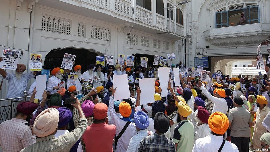 India: Sikhs protest in Amritsar after Canada's allegations