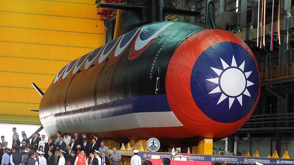 Taiwan unveils its first domestically manufactured submarine