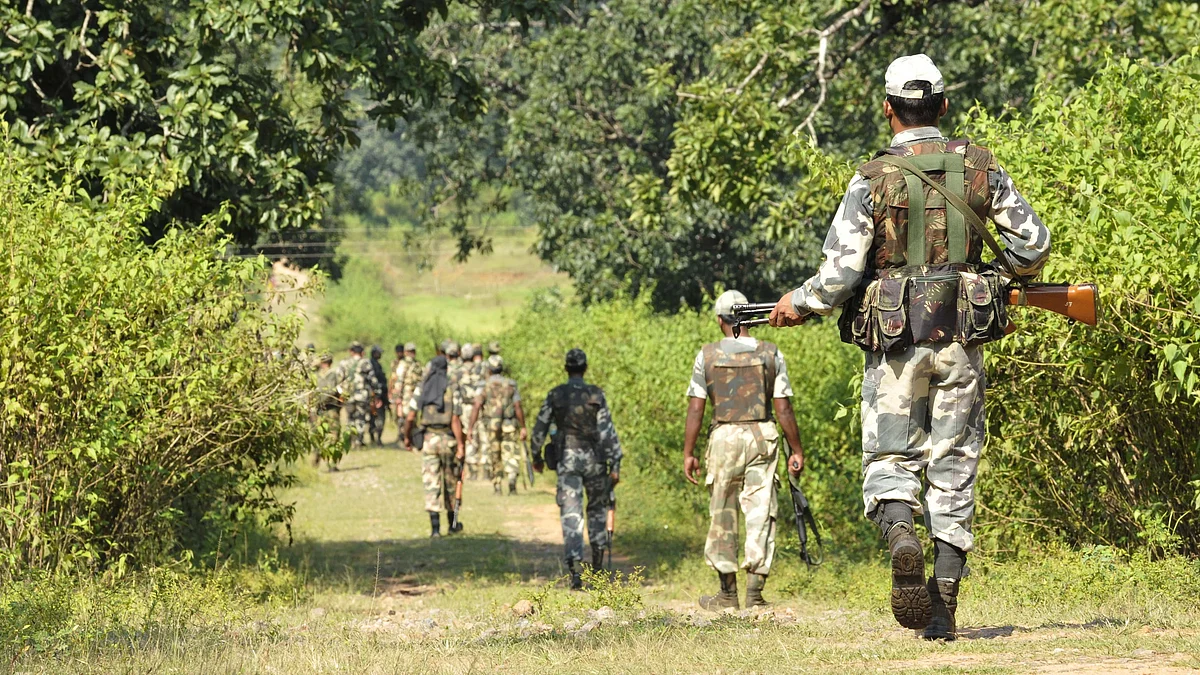 Security forces on patrol in Chhattisgarh (Representative image)