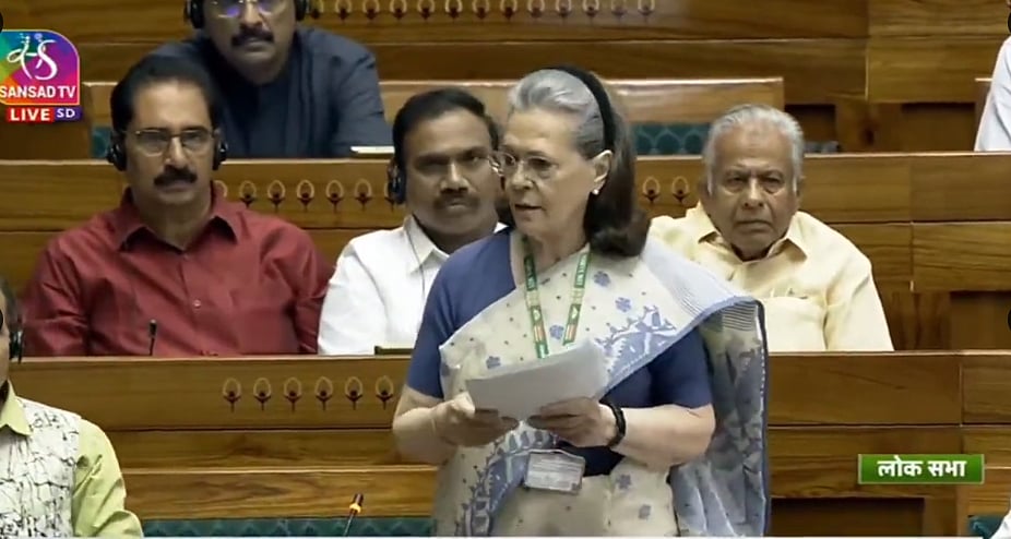Women’s Reservation Bill: Sonia Gandhi supports quota-within-quota demand 