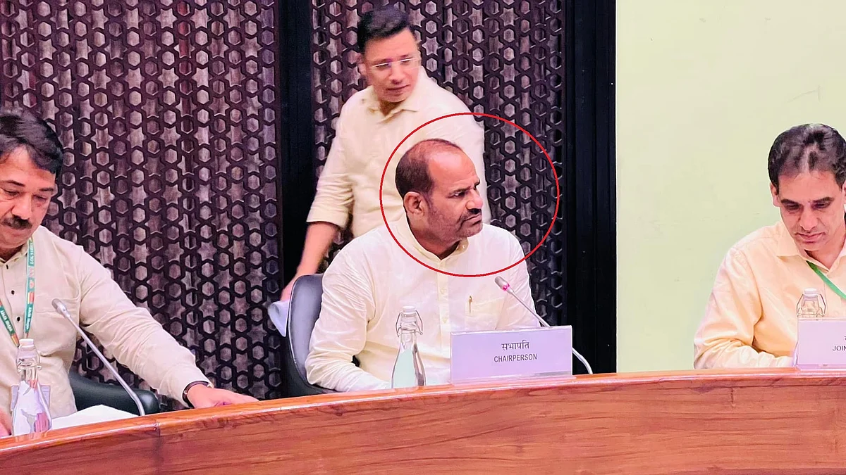 Ramesh Bidhuri has been an RSS activist since his college days (photo: @rameshbidhuri/ X)