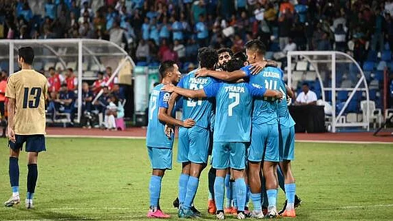 The Indian men’s football team is scheduled to take part in the Asian Games after nine years (Photo: AIFF)