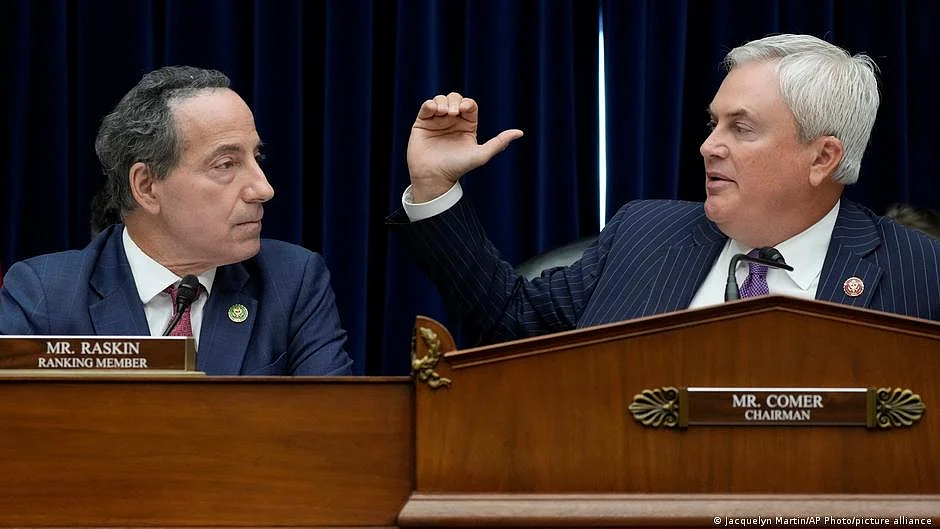 The House Oversight Committee impeachment inquiry hearing into President Joe Biden began on 28 September with a review of evidence gathered thus far (photo: DW)