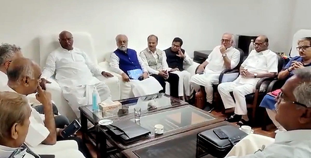 Oppn meets at Kharge's chamber, discusses strategy for Parliament's special session