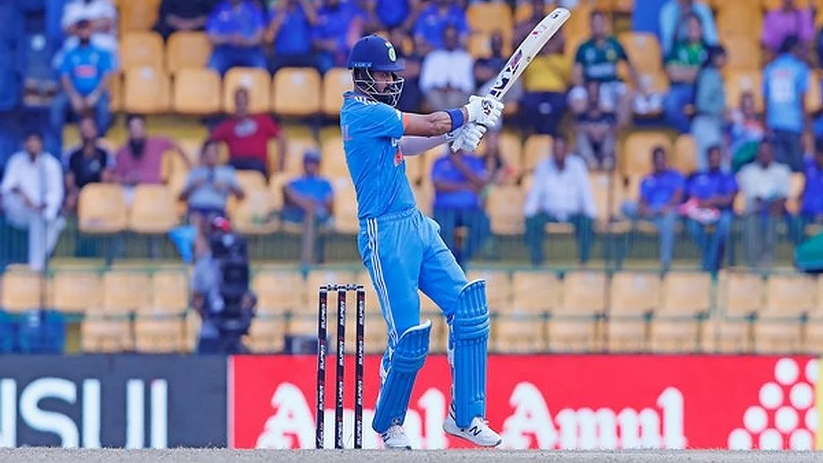 KL Rahul on course to his sixth one-day century in Colombo on Monday (Photo: Twitter/BCCI)