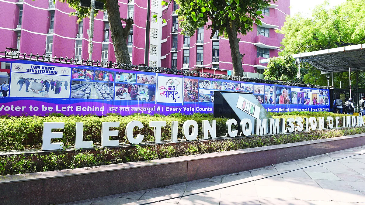 The ECI headquarters in New Delhi (Photo: Getty Images)