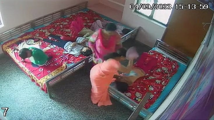 Viral video shows child shelter official beating minor with slippers in UP