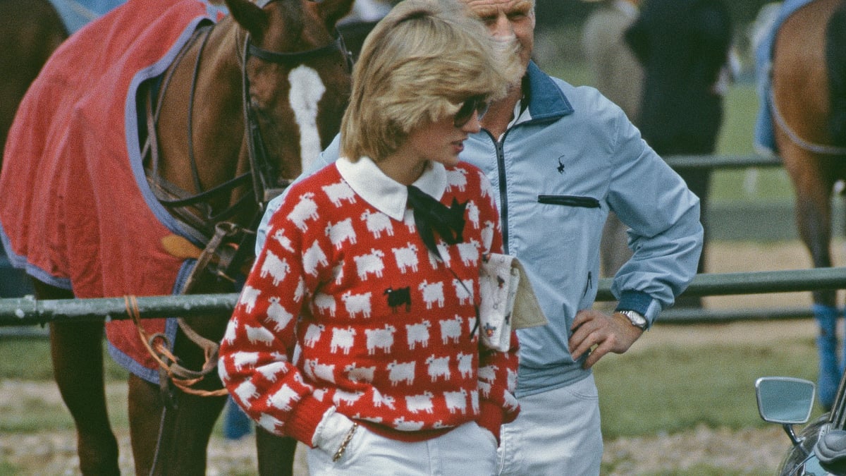 Diana's iconic black sheep sweater sets auction record at over $1 million 