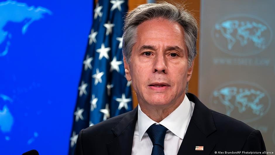 US top diplomat Blinken makes surprise visit to Kyiv