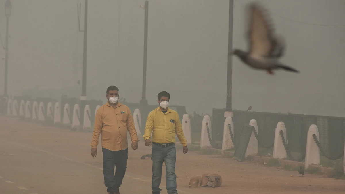 Representative image of heavy smog and haze in Delhi, caused by 'severe' air pollution (photo: Getty Images)