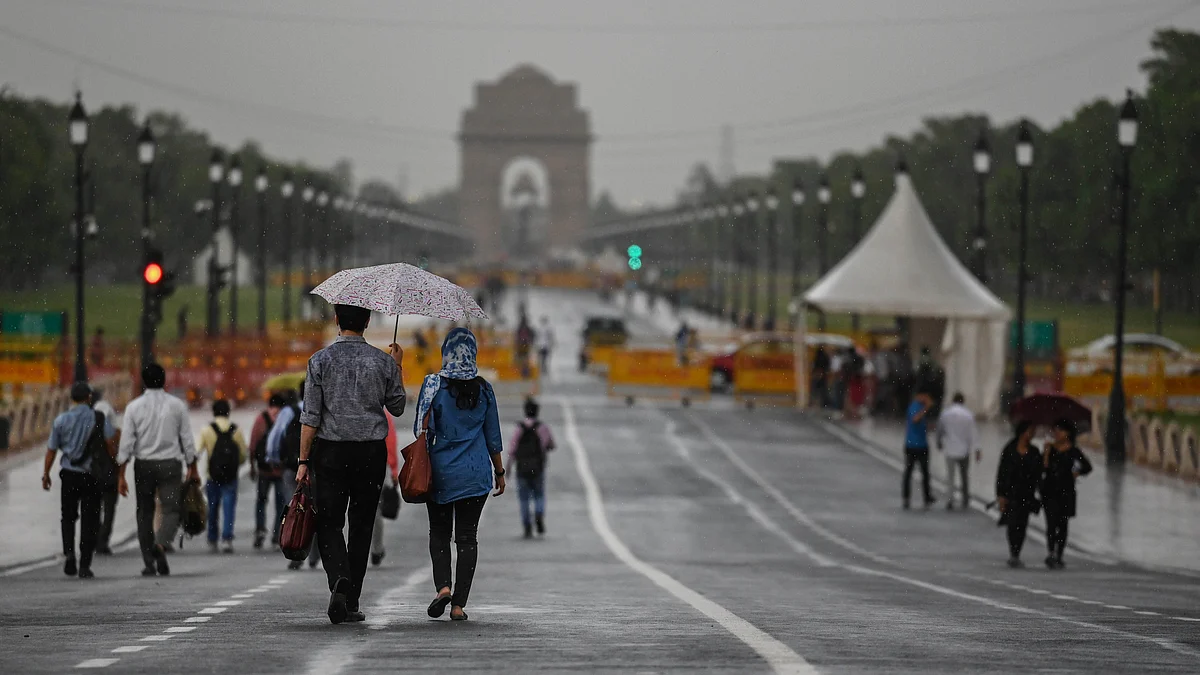 Delhi, on Sunday, 10 September, recorded its cleanest air day of the year (Photo by Raj K Raj/Hindustan Times via Getty Images)