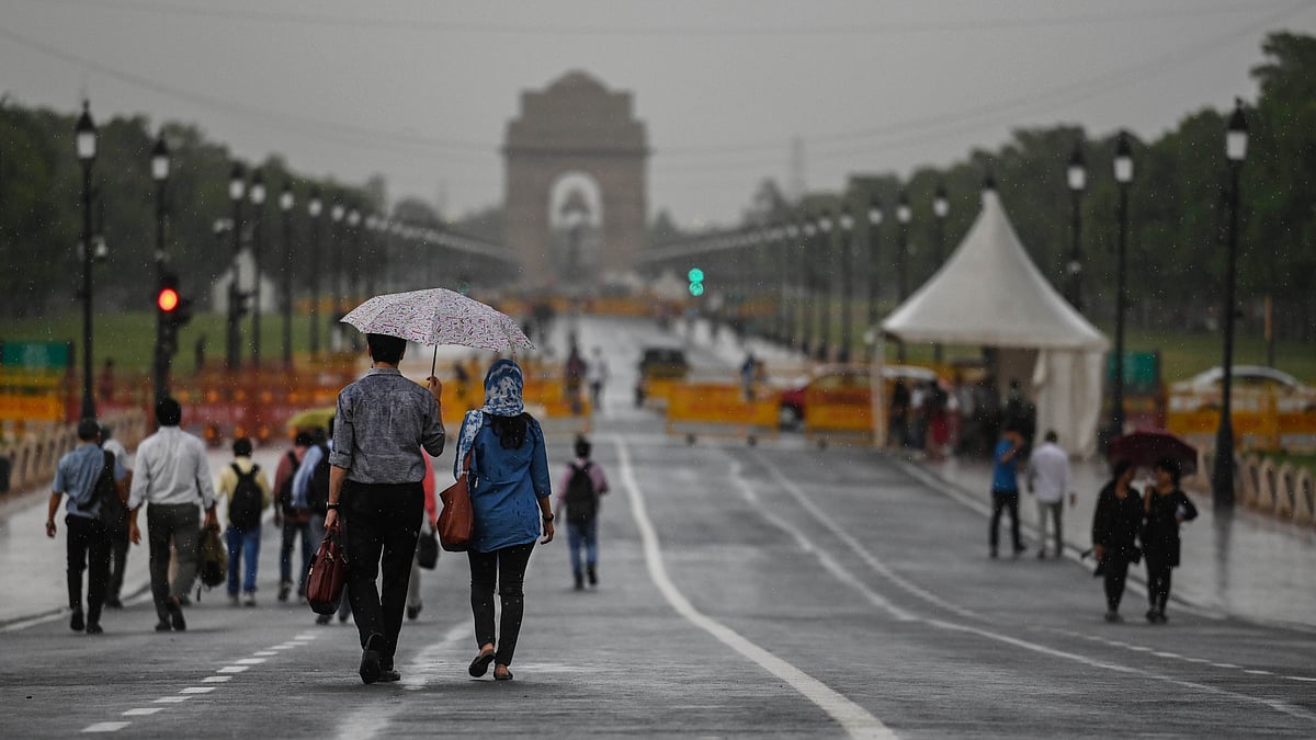 Delhi, on Sunday, 10 September, recorded its cleanest air day of the year (Photo by Raj K Raj/Hindustan Times via Getty Images)