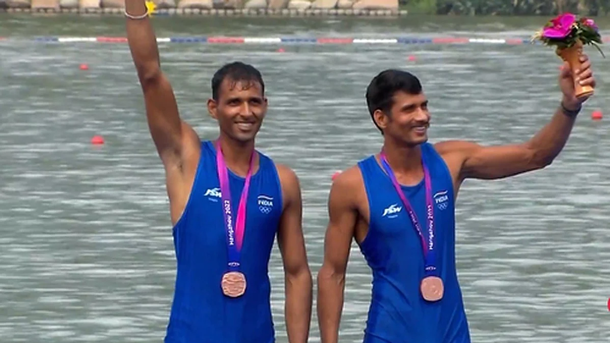 The Indian Eights completed the 500m at 1:24.94, trailing the Chinese by 2.18 seconds (photo: IANS)