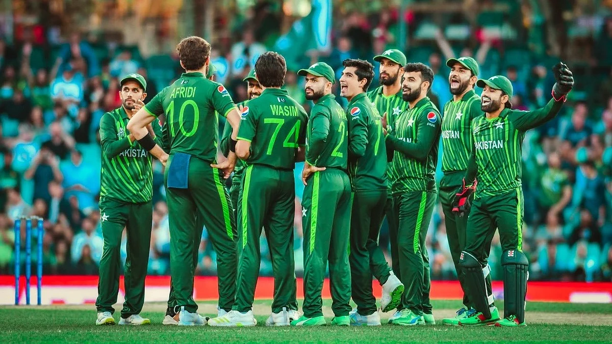 Pakistan cricket team in 2022 World T20 (photo: X/Babar Azam).