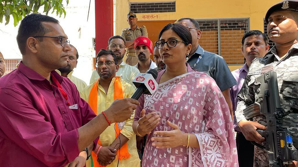 Union minister Anupriya Patel of Apna Dal won from Mirzapur assembly seat in 2019 (photo: @AnupriyaSPatel/ X)