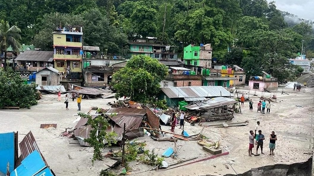 Thousands of tourists stranded after landslides hit North Sikkim