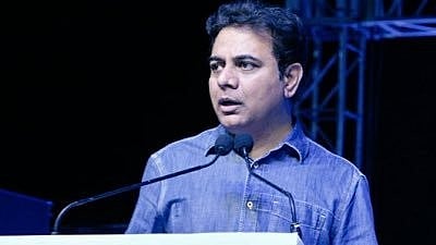Telangana’s minister for industries and information technology, K. T. Rama Rao (Photo: IANS)