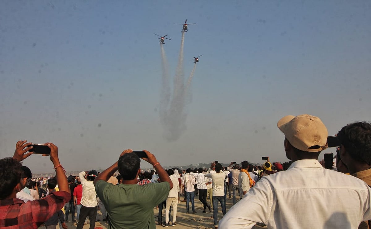 Photo Story: Prayagraj witnesses grand spectacle on 91st anniversary of Indian Air Force