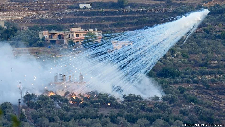 On October 8, Lebanese sources reported Israeli strikes on southern Lebanon (photo: DW)
