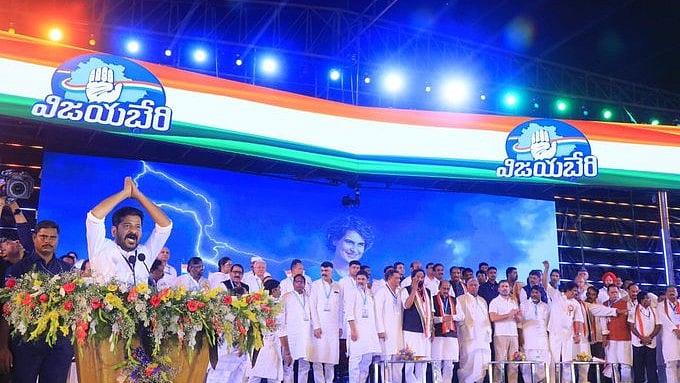Congress is making welfare initiatives a central part of their campaign (Photo: @revanth_anumula/X)