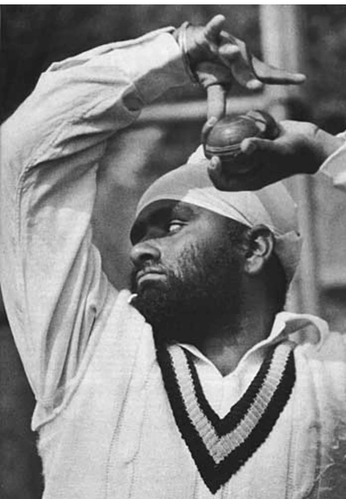Bishan Bedi's most famous photo was taken by Ken Kelly.