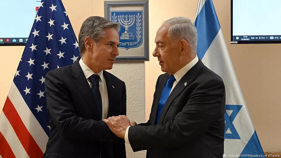 Antony Blinken had met Israeli Prime Minister Benjamin Netanyahu during his second visit to Israel since the conflict erupted and will do so on the current tour of West Asia as well (photo: DW)