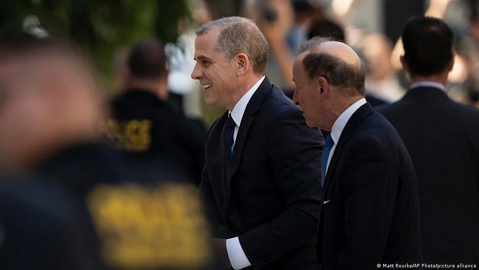 For months Hunter Biden had refused to appear for a private testimony (photo: DW)