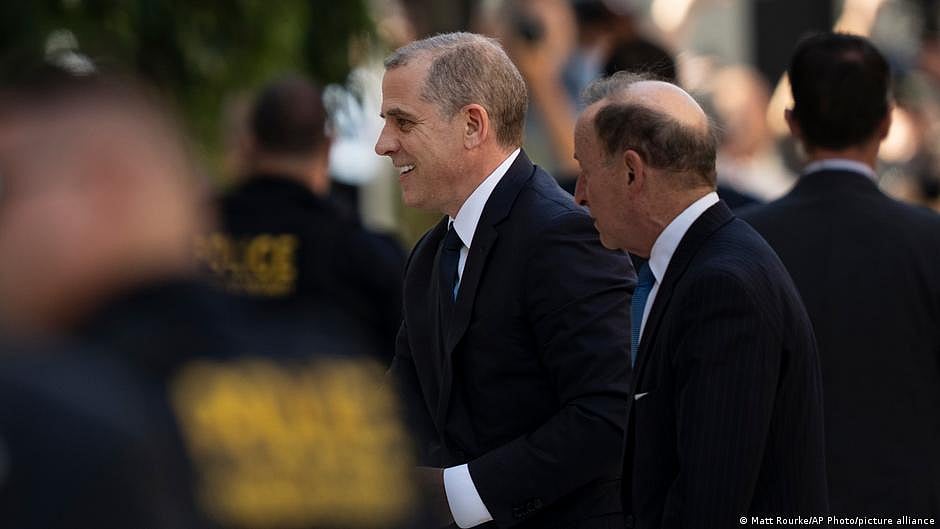 For months Hunter Biden had refused to appear for a private testimony (photo: DW)