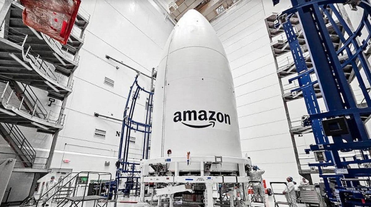 Amazon gears up to send first 2 satellites to space to beam affordable Internet