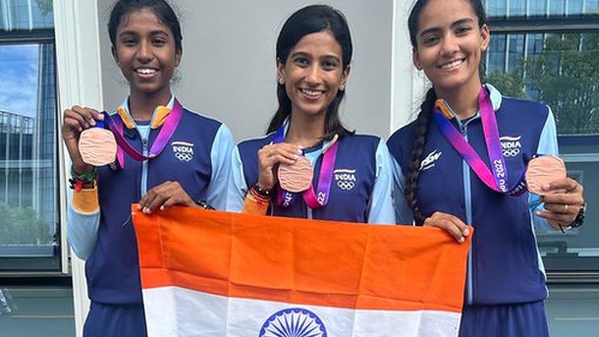 Asian Games: India win bronze medal in men's & women's 3000m relay team speed skating events