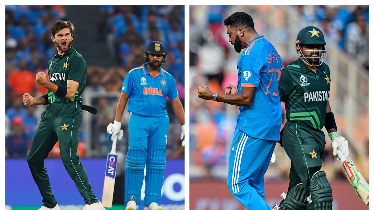 Did India win the match against Pakistan but lose the game in Ahmedabad?