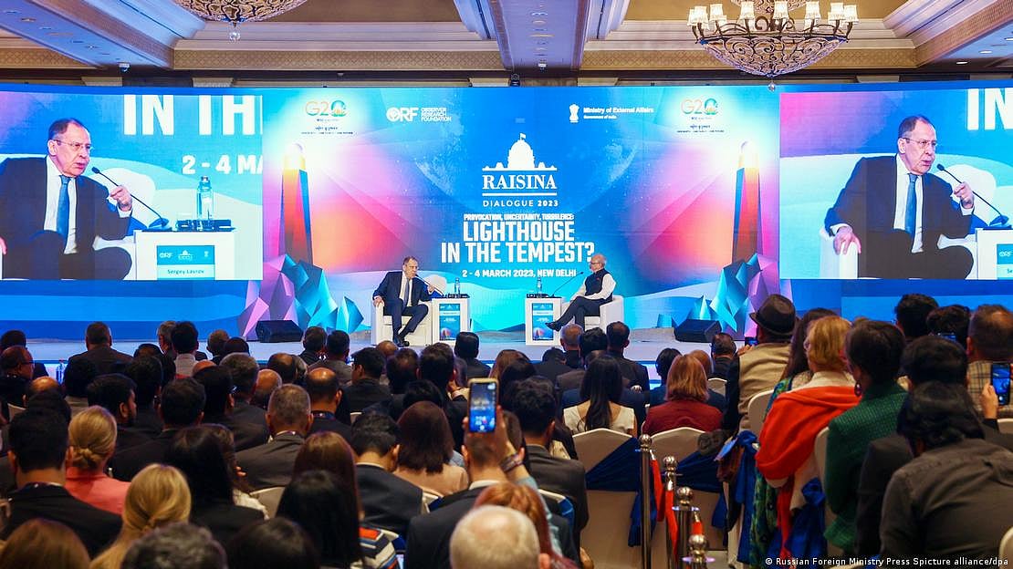 The ORF, funded by Reliance, hosted Russian FM Sergey Lavrov at its 2023 Raisina Dialogue, jointly hosted by the ministry of external affairs