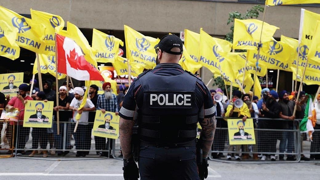 Khalistan supporters stage protest outside Indian High Commission in London
