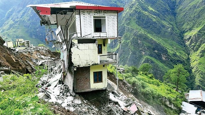 The holy town of Joshimath is cracking and sinking (photo: National Herald archives)