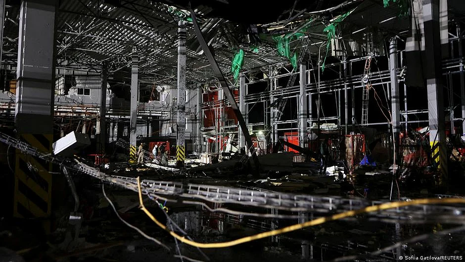 The Russian attack on the post center was met with condemnation from Ukrainian officials (photo: DW)