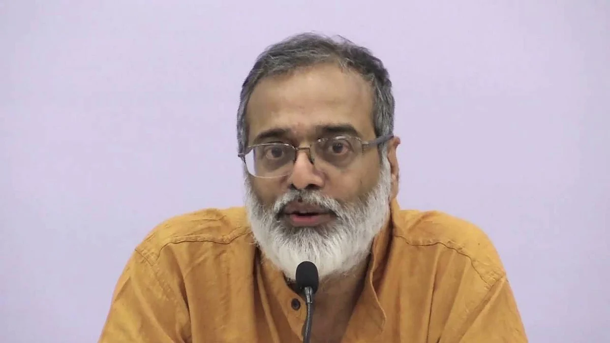 NewsClick founder Prabir Purkayastha, pictured, is currently held in Tihar Jail (photo: IANS)