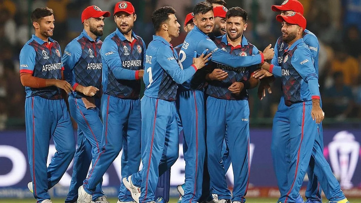 Afghanistan cricket team (photo: X/@Mujeeb_R88)