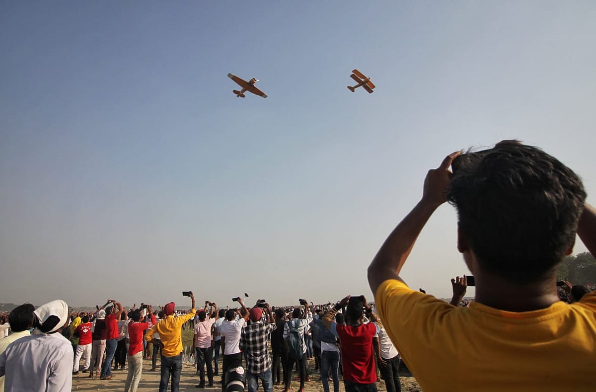 Photo Story: Prayagraj witnesses grand spectacle on 91st anniversary of Indian Air Force